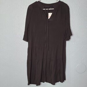 Black short dress